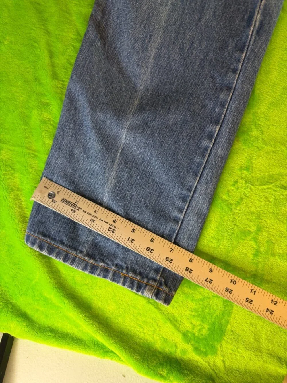Vintage H.I.S. Chic High Rise Jeans Womens 29x30 Wide Leg 90s Denim